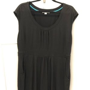Boden 16L Black Short Sleeve Casual Dress